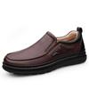 Fashion Handmade Genuine Leather Mens Casual Shoes Antiskid Man Loafers Comfort Walking Shoes All-match Treking Flats Hot Sale Moccasins