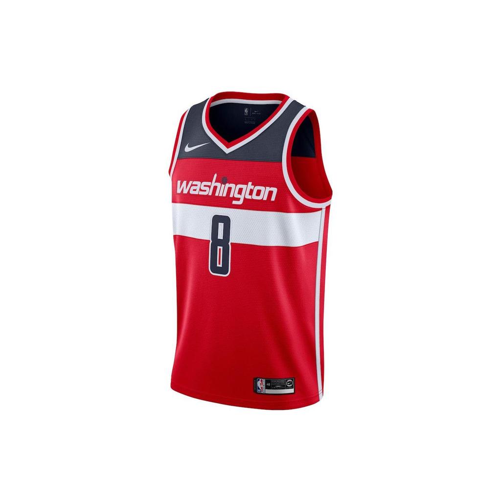 Nike X NBA Rui Hachimura Washington Wizards Jersey SW Fan Edition Number Letter Print Sports Basketball Vest Unisex Jerseys Red CD0060-665