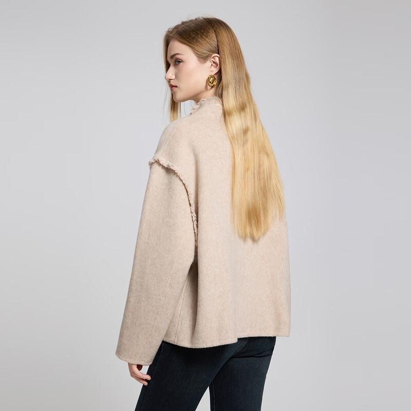 Shetu Fashion Short Double-Sided Wool Coat