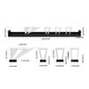 28pcs Adjustable Dovetails Marking Gauges Set Dovetails Template with Metric & Inches  scale  for Woodworking Projects