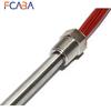 FCABA 8mm Dia 350~600mm DN8/12mm Threaded Single-head Heating Tube 110V/220V/380V 201 Stainless Steel Heating Rod with Nut