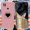 Case For Xiaomi Redmi 10A Cute Flower Cat Painted Phone Bumper For Redmi 10A 4G Redmi10A Soft Silicone TPU Back Cover