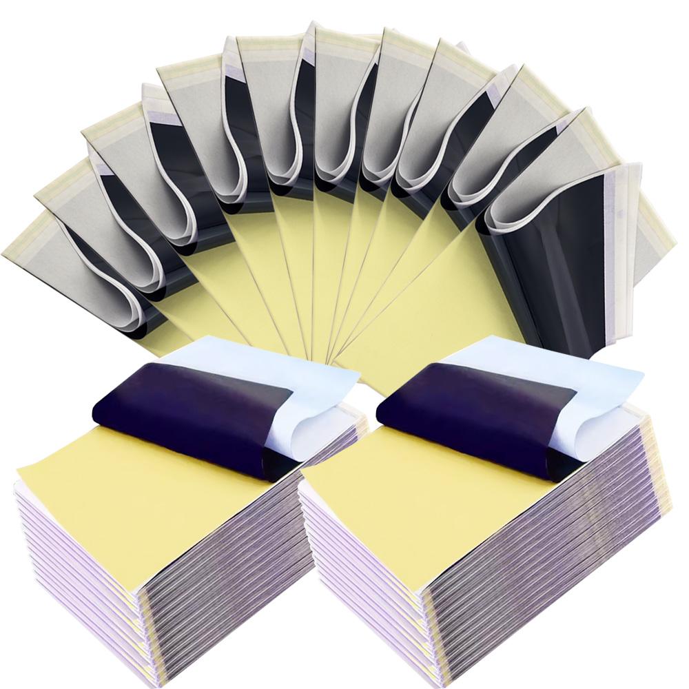 100/50/30/10/5pcs Tattoo Transfer Paper A4 Size Tattoo Stencil Paper Carbon Thermal Copy Paper for Tattoo Transfer Machine 4