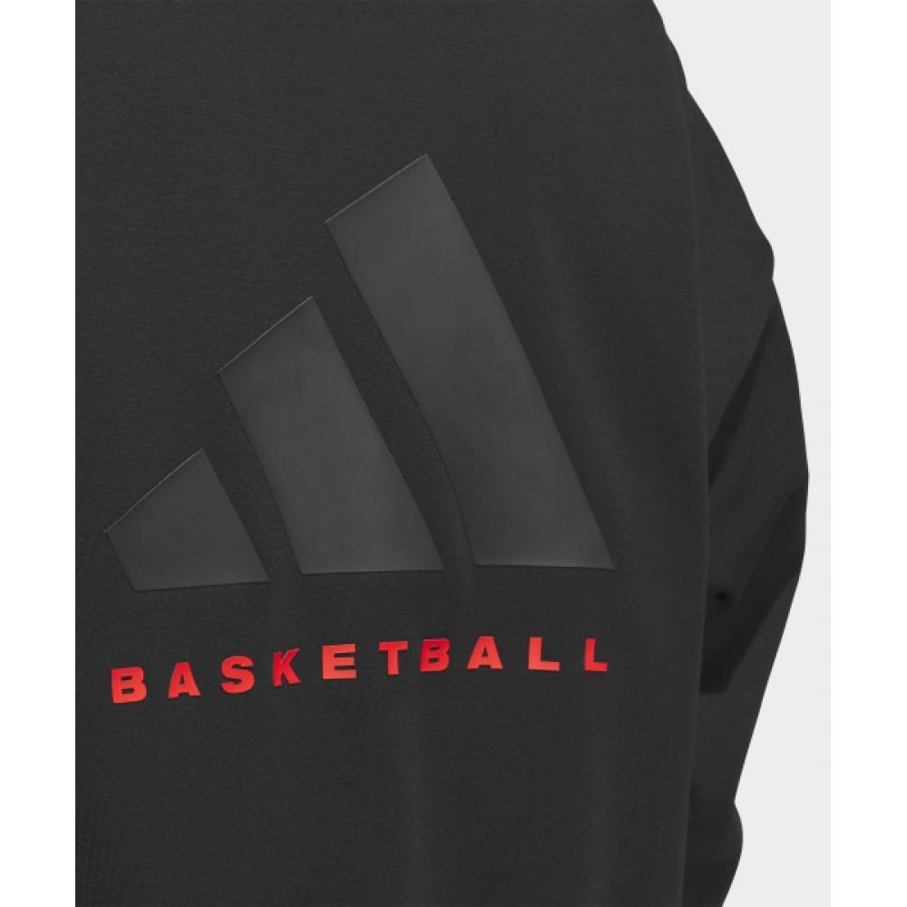 Adidas Basketball Hoodie   Black Iz4907