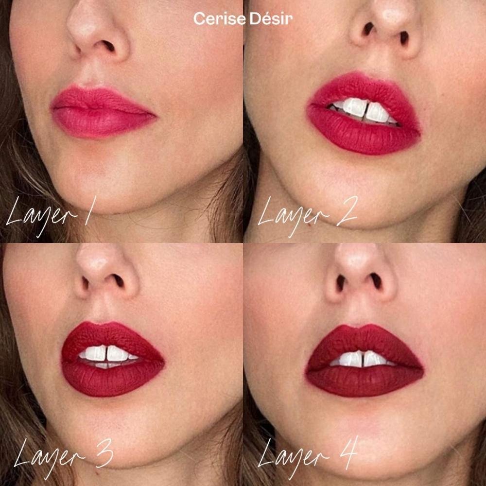 Violette Fr Petal Bouche LiquiD LonGwearinG Matt Lippenstift 0,12 Unzen   3,5 g Cerise D Sir Tief Neutral burGanDy