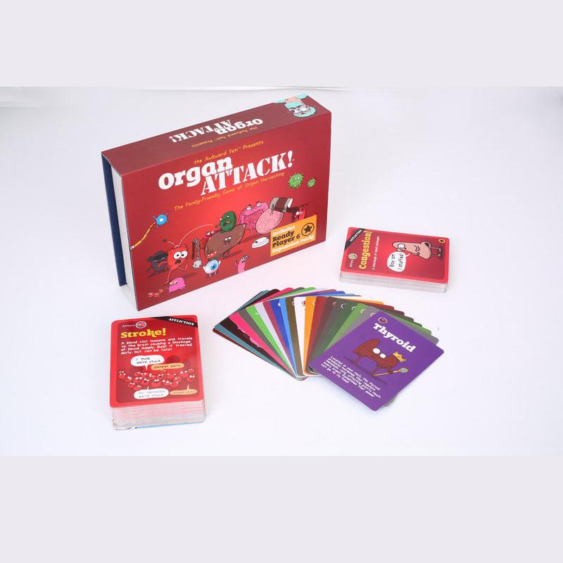 Attacco organico Attacco di organi umani Esplosione Gioco da tavolo Gioco di carte Scacchi di carte Gioco di società
