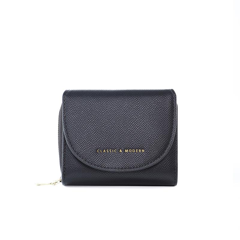Women’s Short Wallet RFID Blocking Coin Purse Small Bifold Card Holder Compact Clutch Wallet with Zipper Pocket
