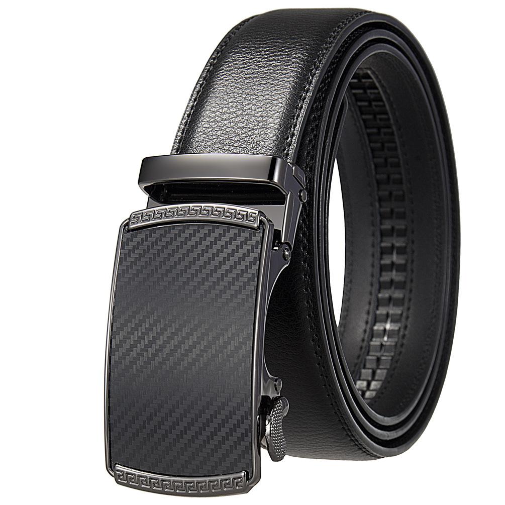 Fashion Casual Business Belt, Two-Layer Automatic Buckle Belt, Belt Belt Ly36-0191-2