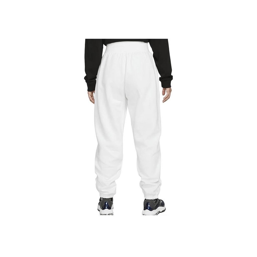Nike High-Waisted Drawstring Casual Pants With Solid Color Logo Women Bottoms Milk-White DQ5887-133