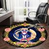 1pc Sailor MoonMagical Guardian of the Moon Round carpet, Made of Polyester,Perfect for Decorating Office Chairs, Living Rooms fplt673
