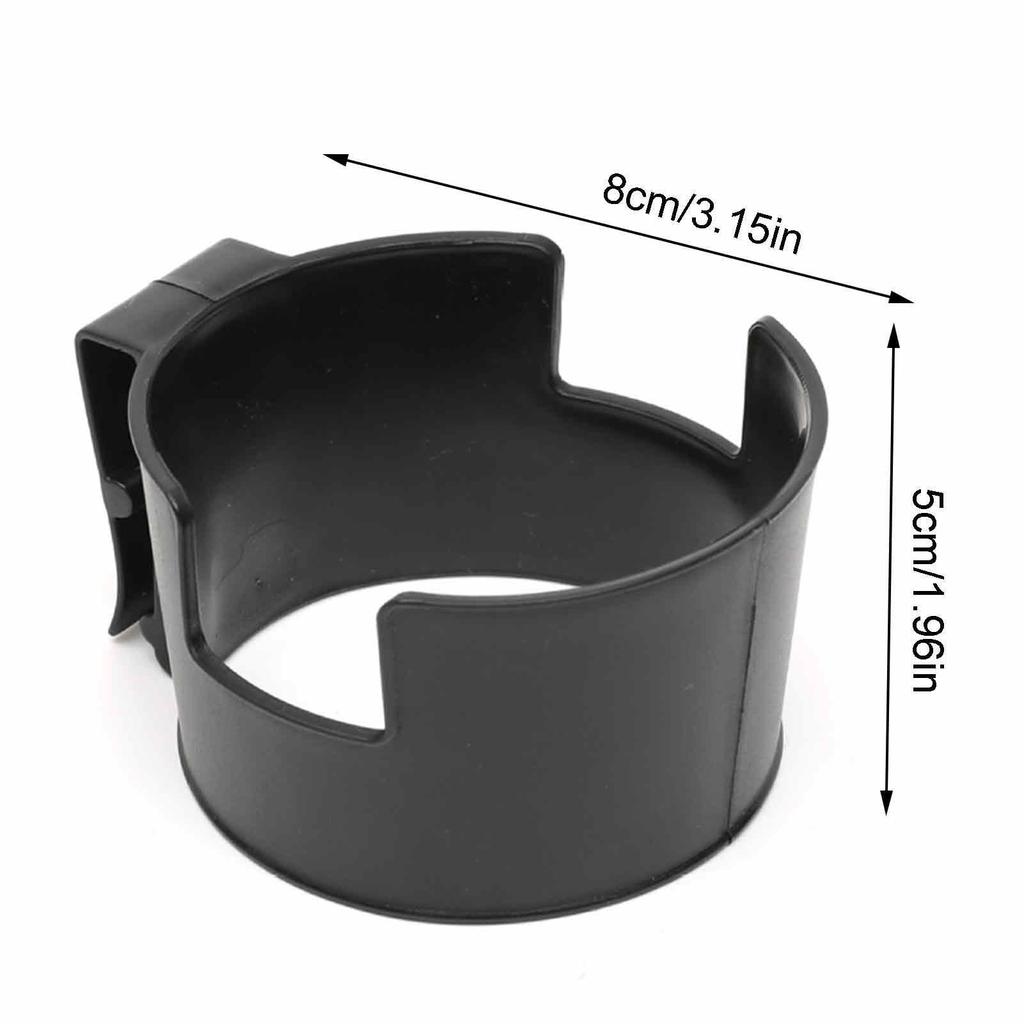 Car Door Cup Holder, Black ABS Drink Holder for Car, Cup Holder, Portable Black