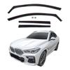 Air Deflectors - BMW X6 G06 (2019-2025) - 4 Pieces - UV-resistant Acrylic - Tinted Finish