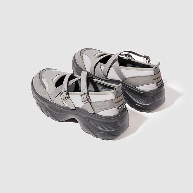 Ballet Style Spring Autumn Mary Janes Women Flats Comfortable Soft Platform Sports Loafers Casual Chunky Sneakers Shoes