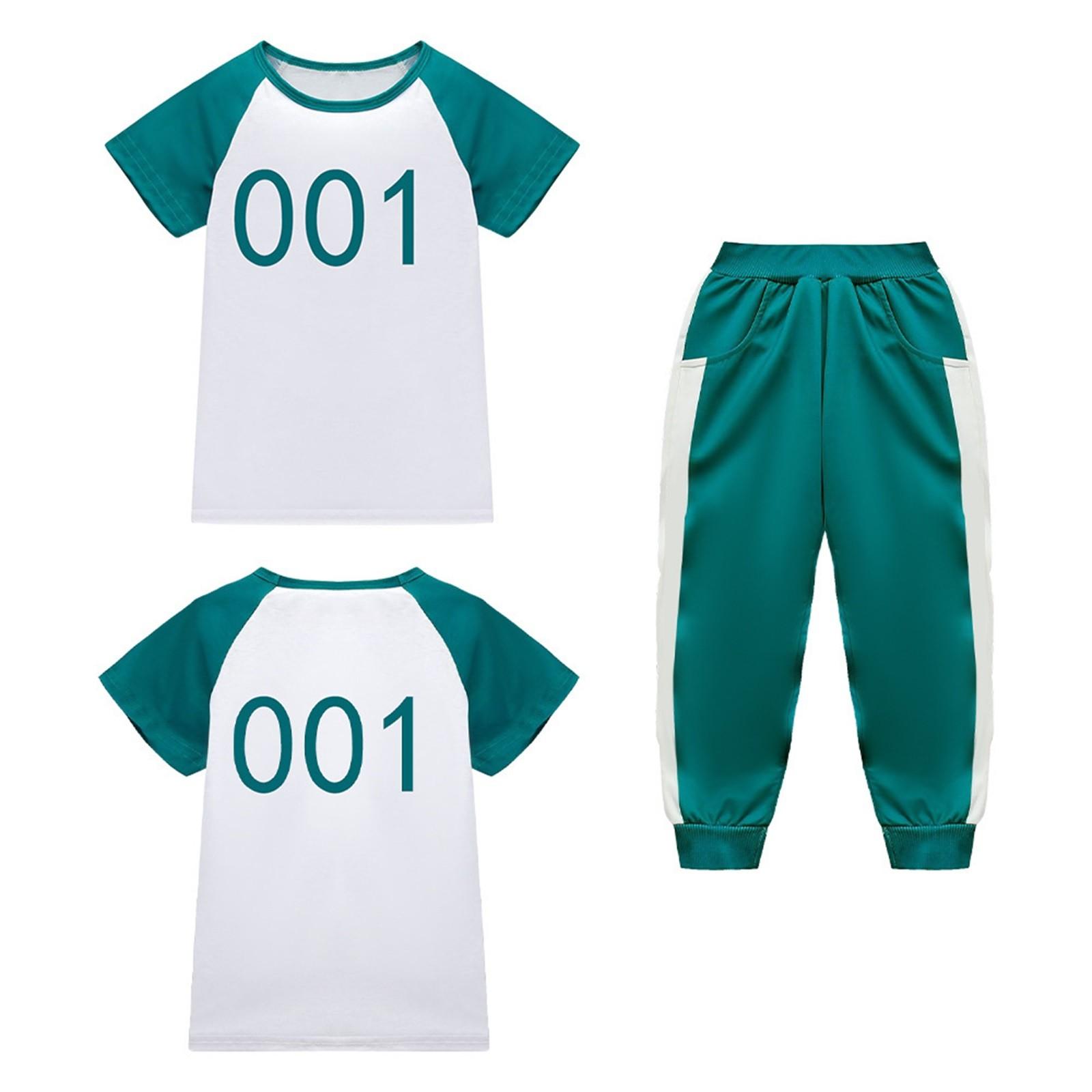 

Детский комплект с короткими рукавами и брюками - повседневный наряд из мягкого хлопка 130