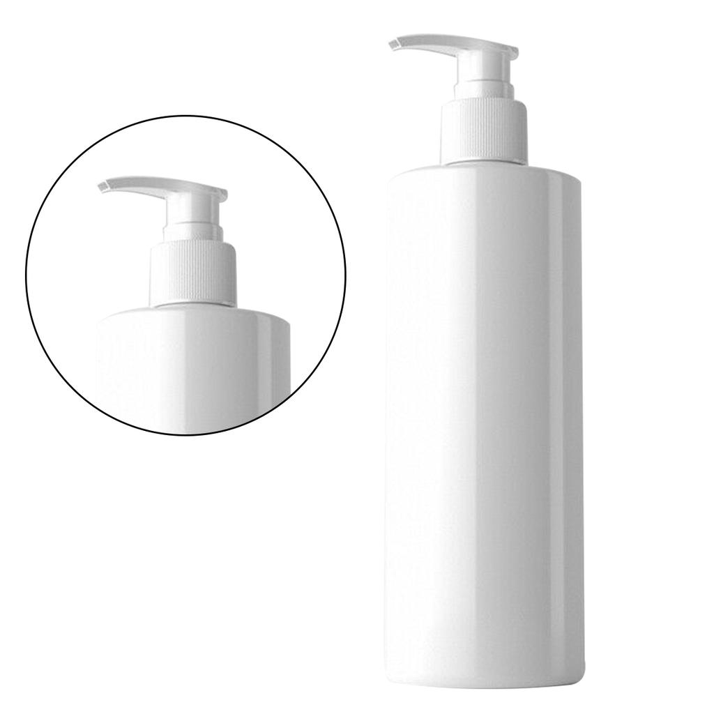 5PCS 500ml PET Empty Refillable Shampoo Lotion Bottles With Pump Dispensers For Storing Shampoo Hair Conditioner