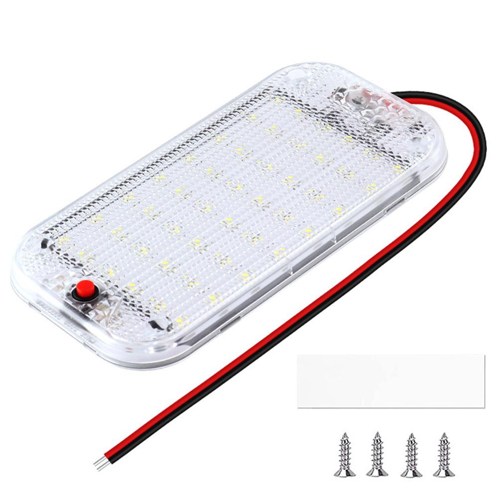 

Освещение салона автофургона 12 В-85 В 800 лм супер яркий дневной свет светодиодный потолочный плафон автофургона выключатель лампа для фургона прицепа кемпера лодки 1pc