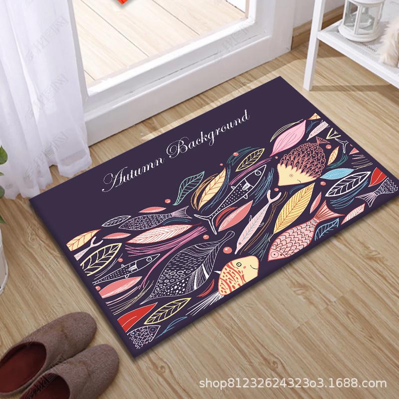 Absorbent Bathroom Door Mats: Cute and Functional Stepping Mats for Home and Toilet Entrances