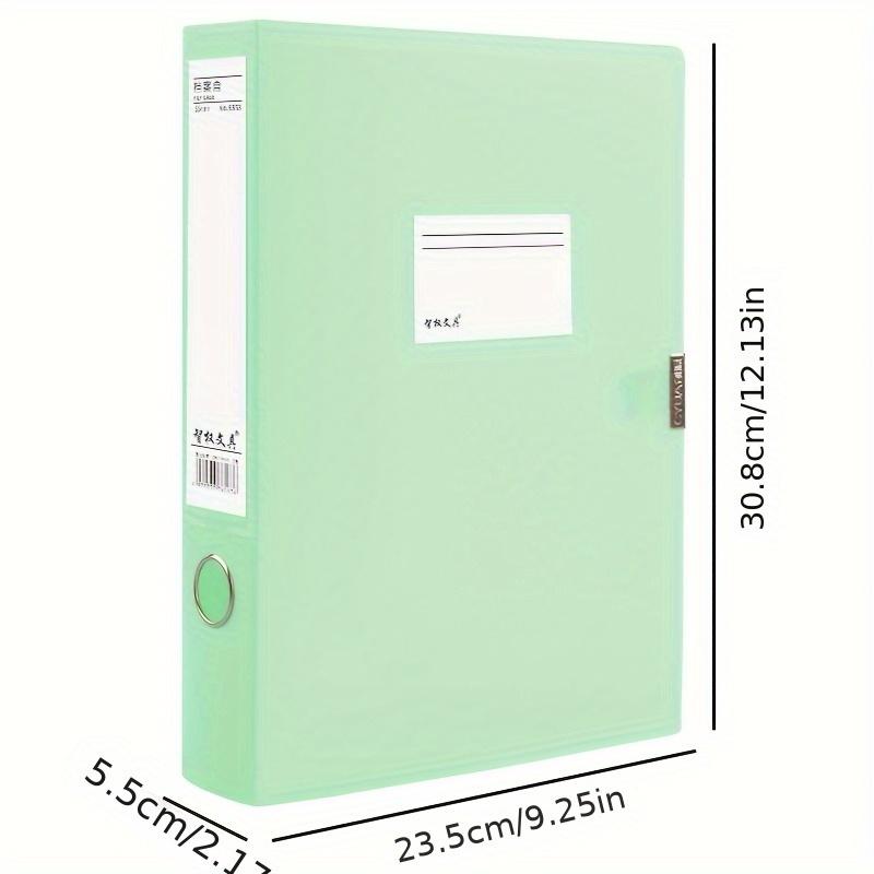 4pcs of Morandi File Boxes for A4 Documents, Accounting Voucher Boxes, Contract, Personnel Record Organization And Storage Boxes