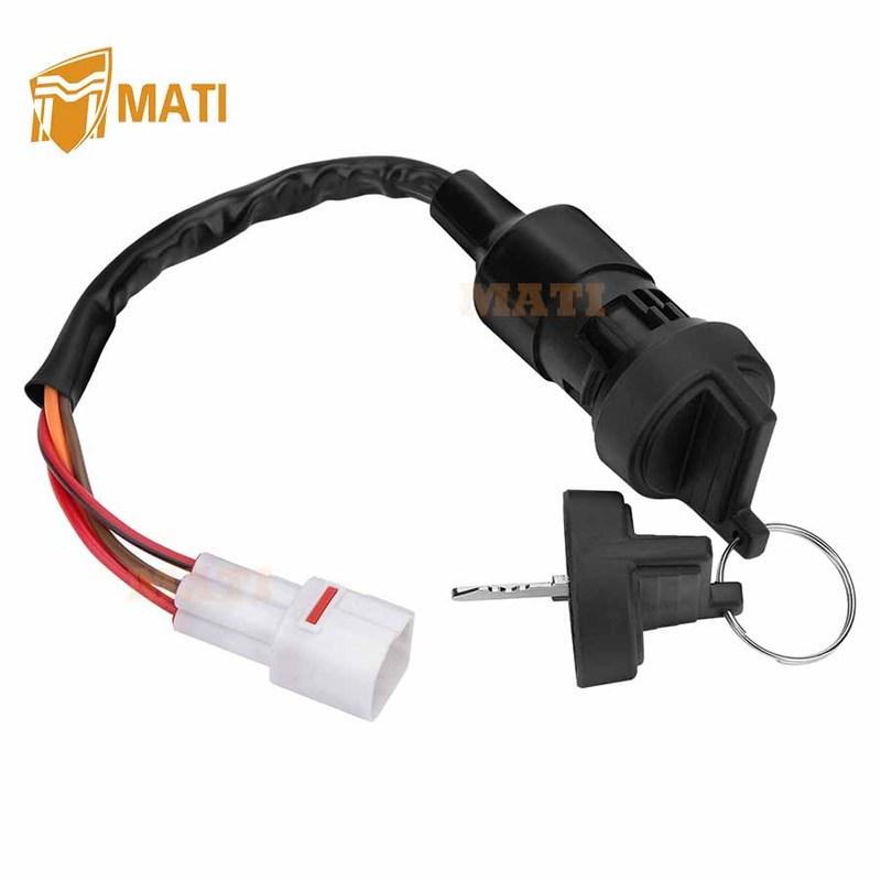 M MATI Ignition Key Switch for Yamaha YFM300 Grizzly 300 2012-2013 1SC-H2510-00-00