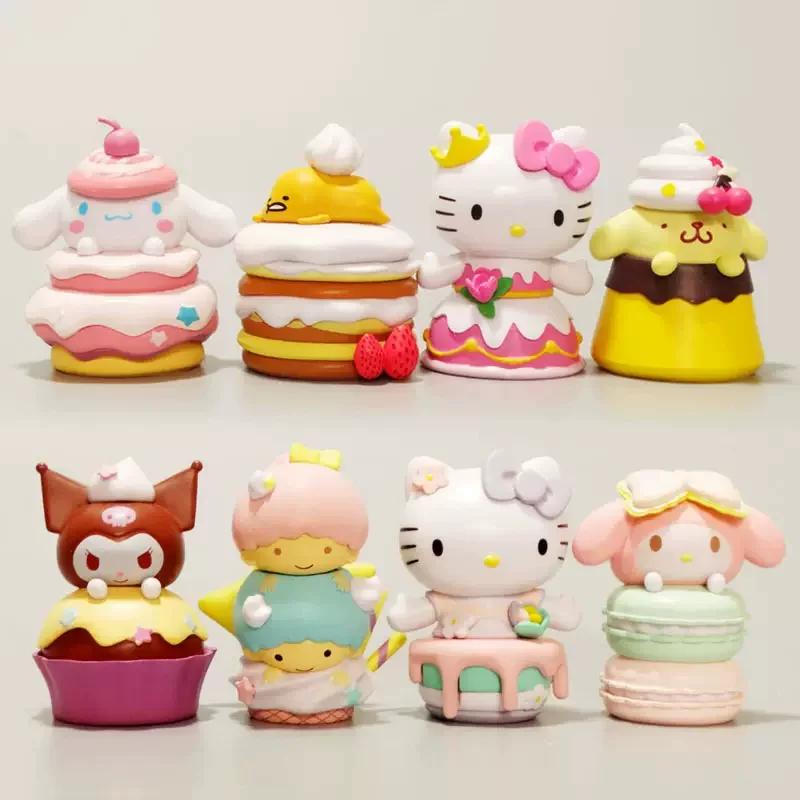 Latest Product In Stock Kt Cat Dessert Party  Handmade Yuguigou Meileti Kulomi Friends Series 2 Desktop Ornaments Surprise
