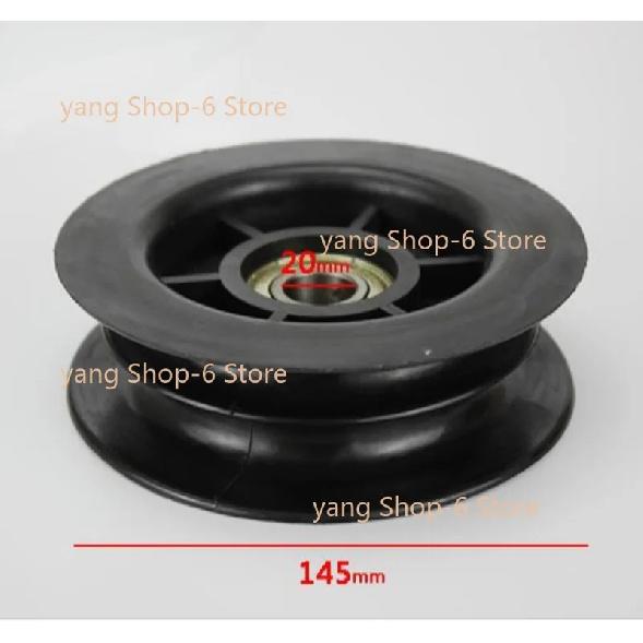 For Forklift Accessories Heli Hangzhou Longgong Mast Side Shift Roller Guide Wheel/Tubing Pulley-Double Groove #20MMx46MMX450MM