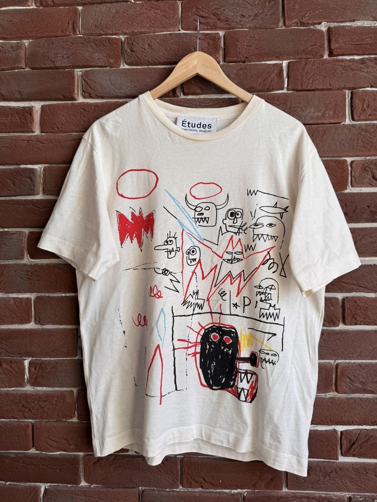 Etudes “Jean-Michel Basquiat Art Tshirt Desigjer Hype M Unisex T-Shirt XXL