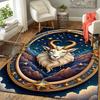 1pc Star Aries Print Design Area Rug - Soft, Anti-Slip, and Durable Gaming Room Decor for Bedroom