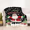 Merry Christmas Santa Claus Blankets are suitable for living rooms, bedrooms, camping, and other places, making them an ideal choice for gifts.