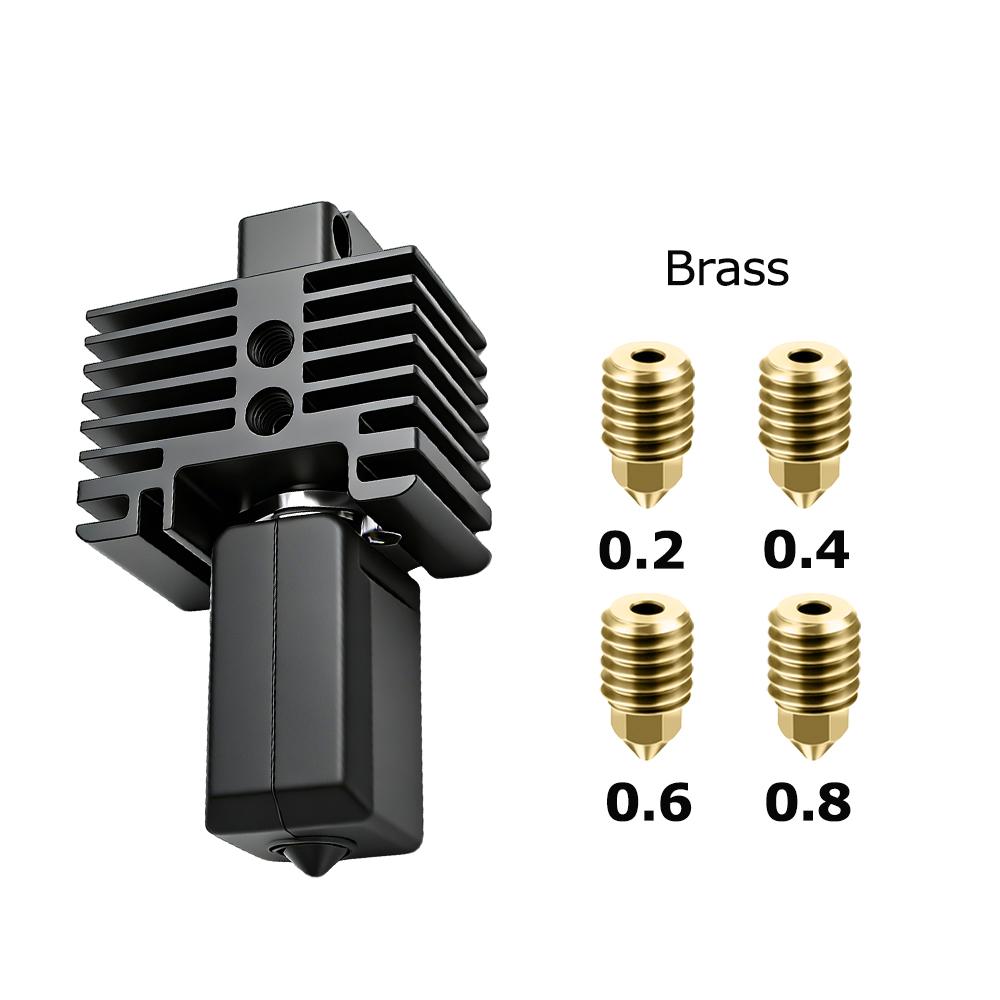 Upgrade Hotend 2.0 für Bambu Lab P1S X1 X1C 0,4 0,2 Düse Bambulab Extruder Heizblock Ersatz