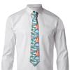 [Chioee] Business Necktie, Japanese Style, Crane and Cherry Blossom Pattern, Cute, Stylish, Popular, Easy To Tie, Washable, Cool Biz Style,