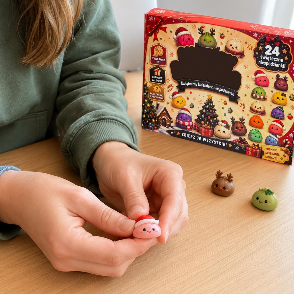 Christmas Advent Calendar 2026-Cute Countdown Calendar with Stress Sensory Toys for Adults, Holiday Party Gifts