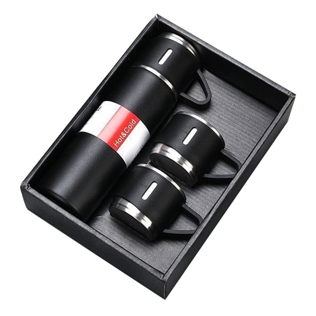 Simple Stainless Steel Insulated Water Bottles Set Rustproof Stainless Steel Vacuum Flask Coffee Tumblers Perfect Gift Idea