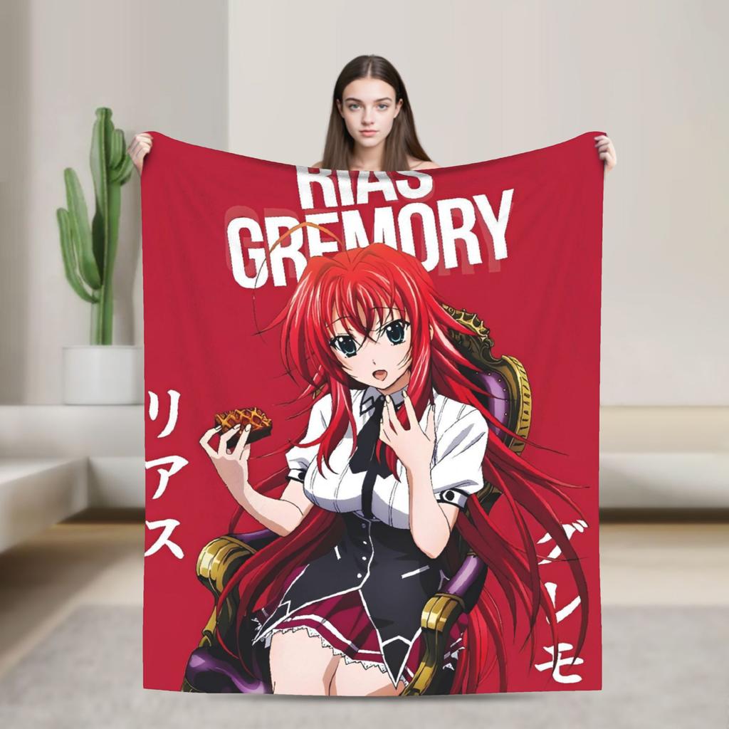 High School DxD  Blanket Quality Warm  Bedding Throws Winter Girls Boys Couch Bed Funny Bedspread