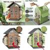 Outdoor Hanging Bird Feeder with Perch Large Capacity Feeding Station  for Garden and Yard
