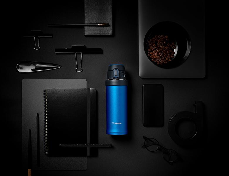 Zojirushi Thermal Mug Sm-Qaf48-Ak 480 Blue