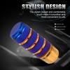 1pcs Universal 95MM Non-Slip Gear Shift Knob Manual Transmission Aluminum Knurled Shifter Lever Knob