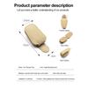 Exquisite Craftsmanship Car Sunglasses Clip Stable Lightweight Premium Sun Visor Glasses Clip Car Magnetic Genuine Leather Glasses Hanger Clip
