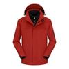 Men Jackets 3 In 1 Waterproof Winter Jackets Snow Jackets Windproof Hooded with Inner Fleece Coat