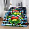 1Pc Christmas Grinch Tree Blanket Soft And Comfortable Casual Warm Camping Travel Christmas Halloween Gift M921568