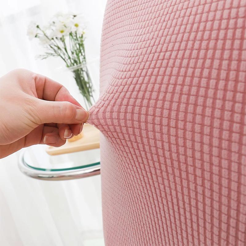 Universal Elastic Thickened Fleece Chair Cover for Dining and Stools