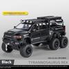 Boxed 1/32 Dodge Tyrannosaurus Rex 6X6 Pickup Truck Model, Alloy Die Cast Children's Off-Road Vehicle Toy Boy Gift