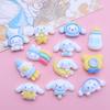 10 Pcs New Mini Kawaii Cartoon Puppy ,Cloud Series Resin Scrapbook Diy Jewelry Children Gift Hairpin Accessories A21