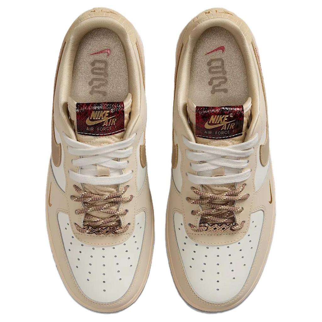 Nike Womens Air Force 1 07 LX Year of the Snake Women Sneakers Tan Sail Light-Khaki HV5990-172