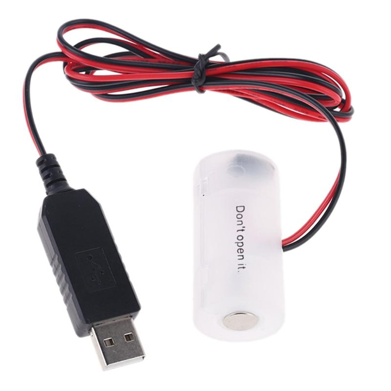 Battery Eliminator USB Power SupplyCable Replace 1.5V C Battery for Radio Electric Toy Clock LED Strip Light Calculator