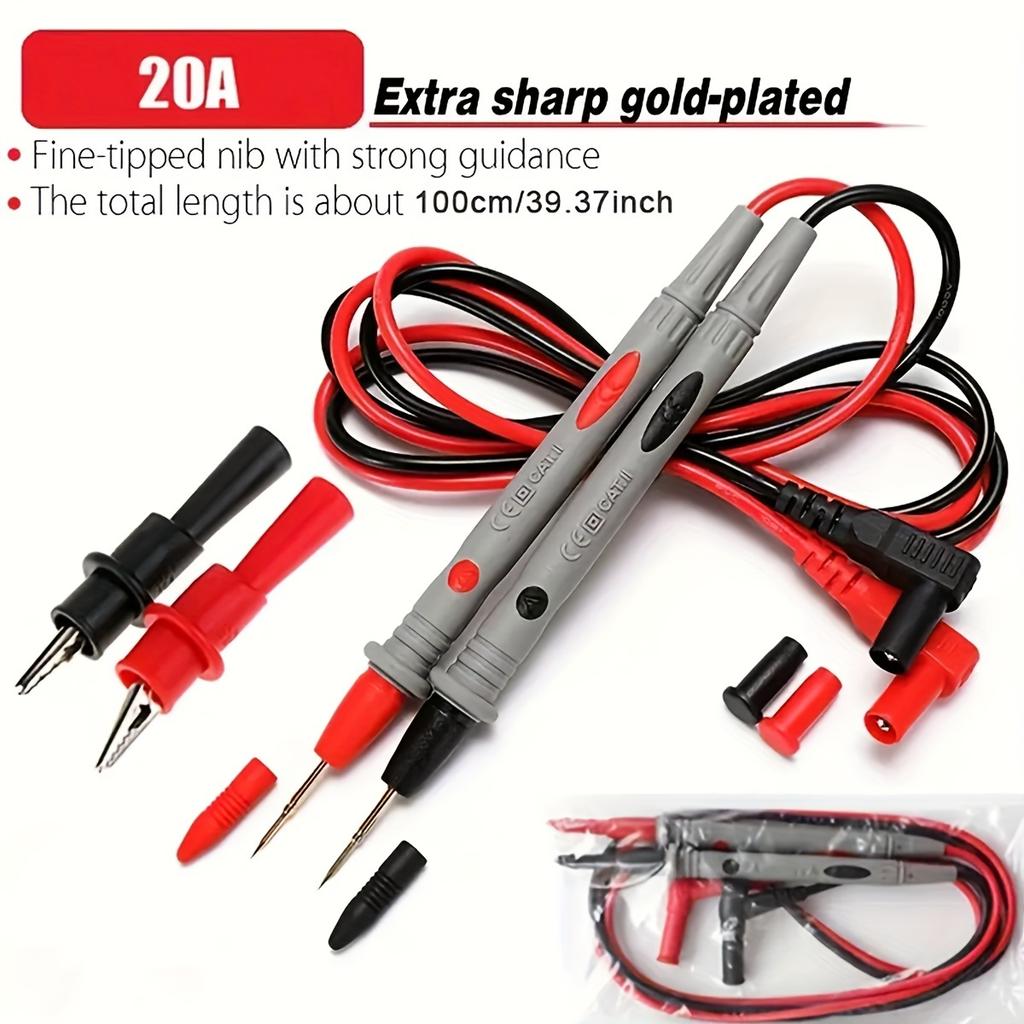 100cm Electrical Multimeter Test Leads Universal 1000v 10A Probe Multimeter Test Leads For Digital Multi Meter Tester Lead Prob