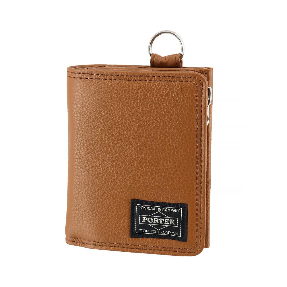 

[Porter] Calm Wallet 041-03121 CALM WALLET Wallet Leather Made in Japan Yoshida Bag Camel