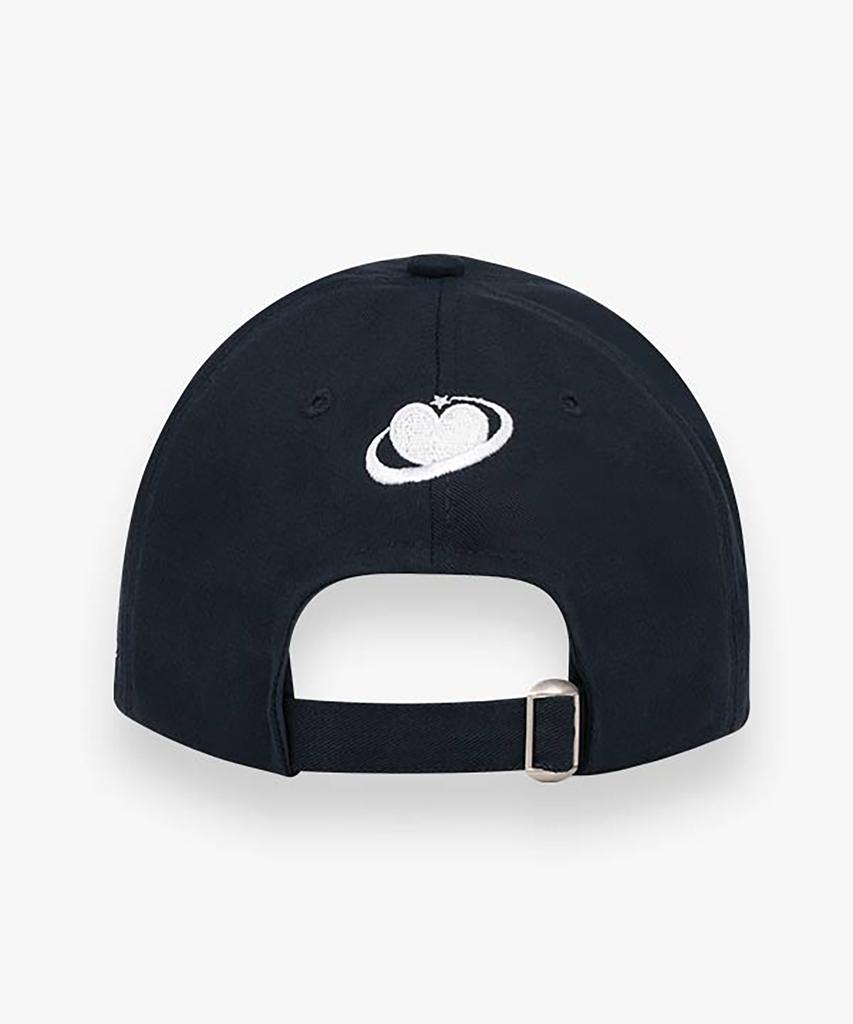 Muun Jewel Heart Tiara Ball Cap (Navy)
