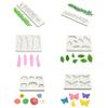 Multifuntional Silicone Baking Tool Butterfly Candy Molds Silicone Baking Molds Flower Chocolate Molds Silicone Texture