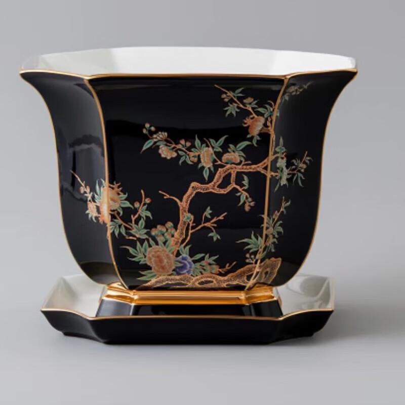 

Yongfengyuan Pomegranate Garden Ceramic Flower Pot Set