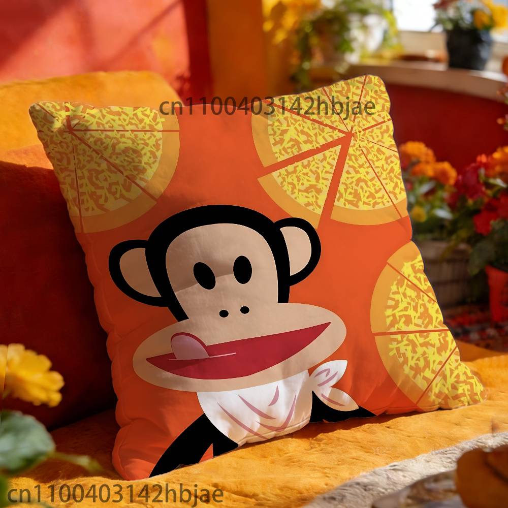 Monkey P-PaulS F-Frank Pillowcases Bedroom Living Room Sofa Home Decor Polyester Cushion Cover with Zipper